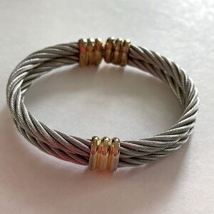 Philippe Charriol Paris double cable bracelet.